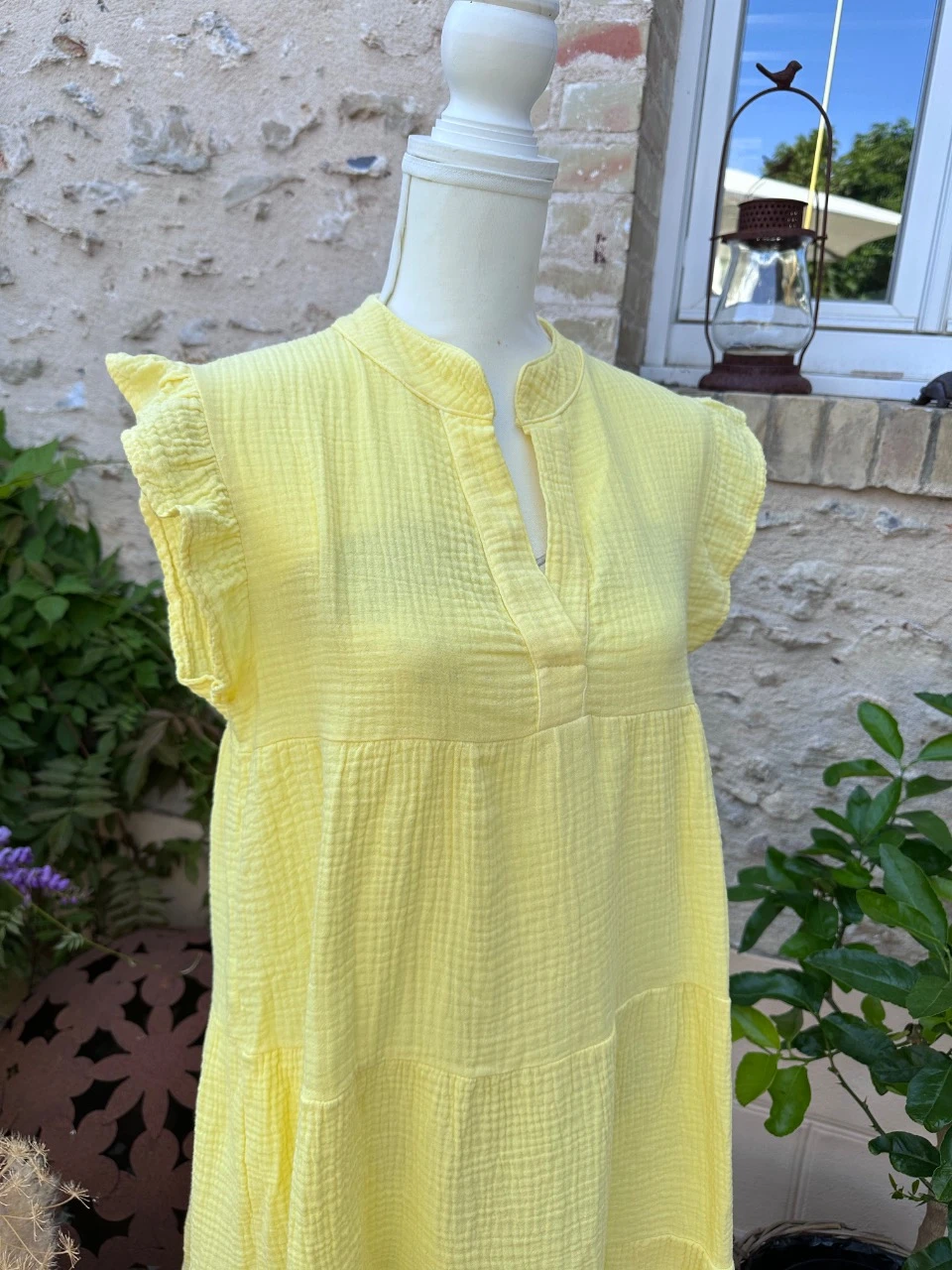 Vestido de gaze de algodão – photo 2
